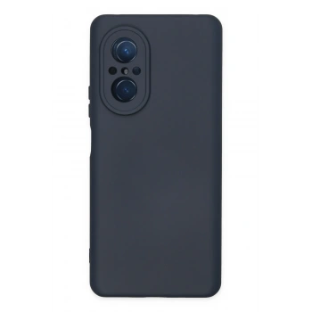 Mey İthalat®  Huawei Nova 9 SE Kılıf Nano içi Kadife Silikon - Lacivert