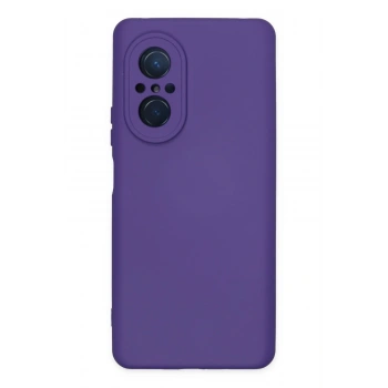Mey İthalat®  Huawei Nova 9 SE Kılıf Nano içi Kadife Silikon - Mor