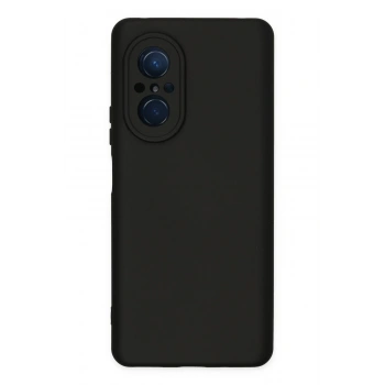 Mey İthalat®  Huawei Nova 9 SE Kılıf Nano içi Kadife Silikon - Siyah