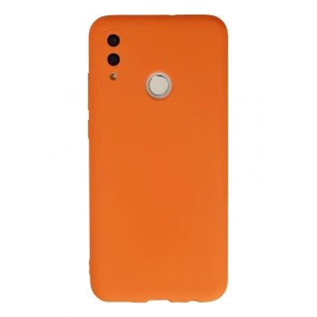 Mey İthalat®  Huawei P Smart 2019 Kılıf Nano içi Kadife Silikon - Turuncu