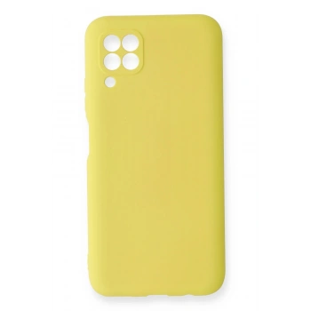 Mey İthalat®  Huawei P40 Lite Kılıf Nano içi Kadife Silikon - Sarı