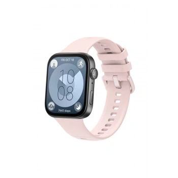 Mey İthalat®  Huawei Watch Fit 3 Klasik Kordon - Pudra