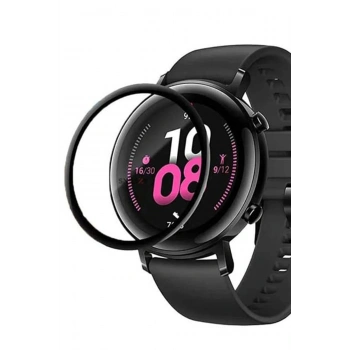 Mey İthalat®  Huawei Watch GT2e Polymer Nano Ekran Koruyucu - Şeffaf
