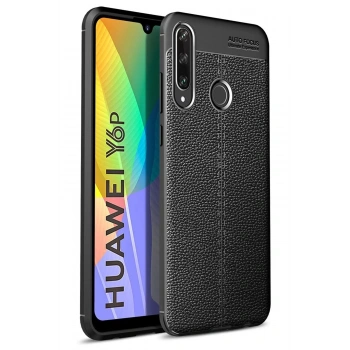 Mey İthalat®  Huawei Y6P Kılıf Auto Focus Kapak - Siyah
