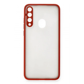 Mey İthalat®  Huawei Y6P Kılıf Montreal Silikon Kapak - Kırmızı