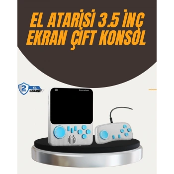 Mey İthalat® İki Kişilik Oyun Deneyimi Sunan Taşınabilir Retro Konsol