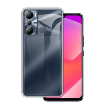 Mey İthalat®  İnfinix Hot 20i Kılıf Lüx Şeffaf Silikon