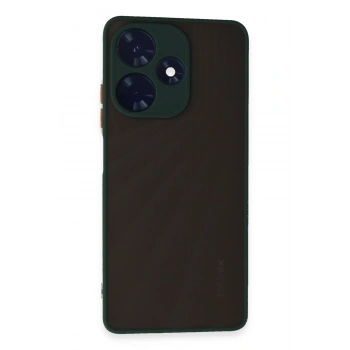 Mey İthalat®  İnfinix Hot 30 4G Kılıf Montreal Silikon Kapak - Yeşil