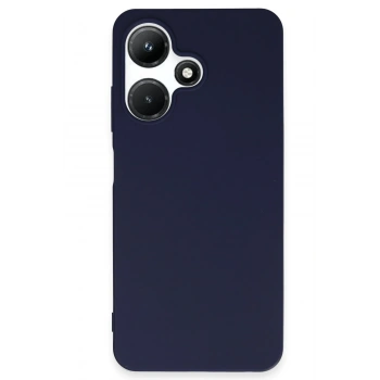 Mey İthalat®  İnfinix Hot 30i Kılıf First Silikon - Lacivert