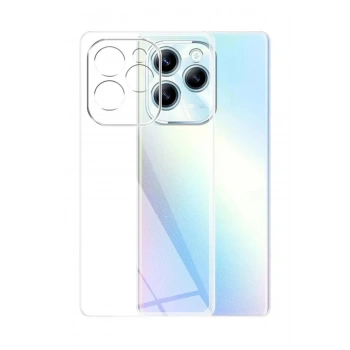 Mey İthalat®  İnfinix Hot 40i Kılıf Lüx Şeffaf Silikon