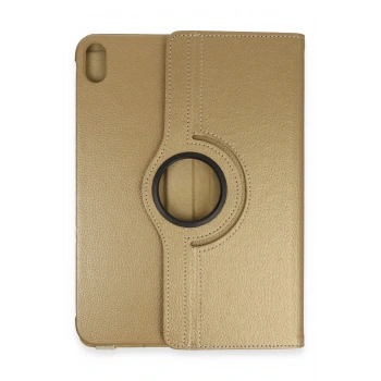 Mey İthalat®   iPad 2022 10.9 (10.nesil) Kılıf 360 Tablet Deri Kılıf - Gold