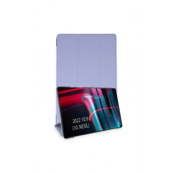 Mey İthalat®   iPad 2022 10.9 (10.nesil) Kılıf Tablet Smart Kılıf - Lila