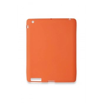 Mey İthalat®   iPad 4 9.7 Kılıf Evo Tablet Silikon - Turuncu