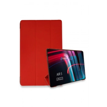 Mey İthalat®   iPad Air 5 (2022) Kılıf Tablet Smart Kılıf - Kırmızı