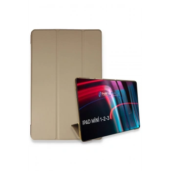 Mey İthalat®   iPad Mini 3 Kılıf Tablet Smart Kılıf - Gold