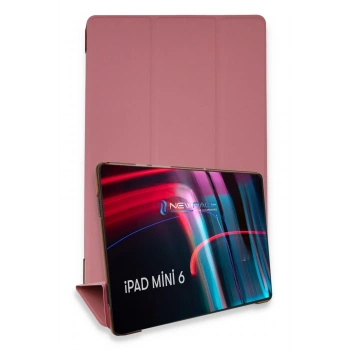 Mey İthalat®   iPad Mini 6 Kılıf Tablet Smart Kılıf - Pembe