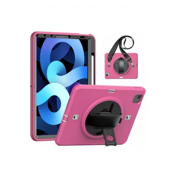 Mey İthalat®   iPad Pro 11 (2020) Kılıf Strap-C Otterbox Tablet Kapak - Pembe