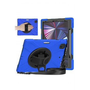 Mey İthalat®   iPad Pro 12.9 (2020) Kılıf Amazing Tablet Kapak - Mavi