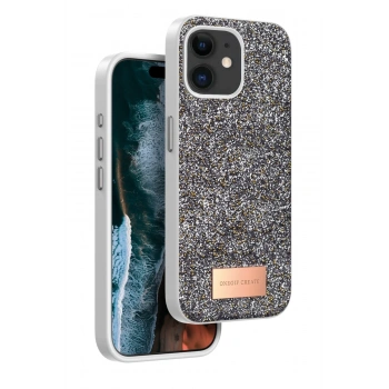 Mey İthalat®   iPhone 11 Bright Simli Kapak - Gümüş