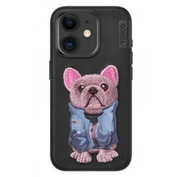 Mey İthalat®   iPhone 11 Cute Desenli Kapak - Siyah