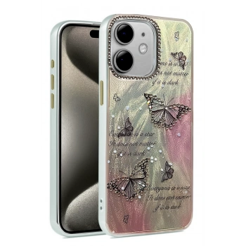 Mey İthalat®   iPhone 11 Kılıf Blade Aynalı Desenli Kapak - Desen 6