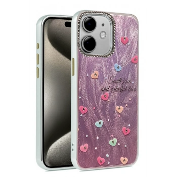 Mey İthalat®   iPhone 11 Kılıf Blade Aynalı Desenli Kapak - Desen 8