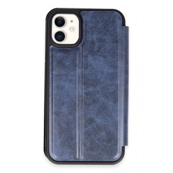 Mey İthalat®   iPhone 11 Kılıf Flip Cover - Lacivert