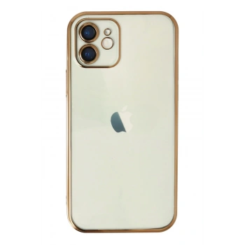 Mey İthalat®   iPhone 11 Kılıf  Lensli Silikon - Gold