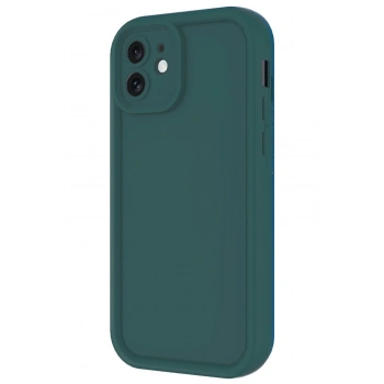 Mey İthalat®   iPhone 11 Kılıf Viera Silikon - Koyu Yeşil