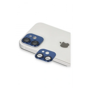Mey İthalat® iPhone 11 Pers Alüminyum Kamera Lens - Lacivert