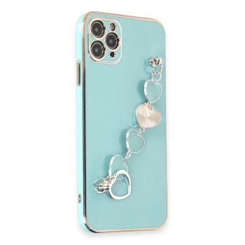 Mey İthalat®   iPhone 11 Pro Kılıf Esila Silikon - Su Yeşili