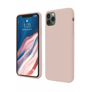 Mey İthalat®   iPhone 11 Pro Kılıf First Silikon - Rose Gold