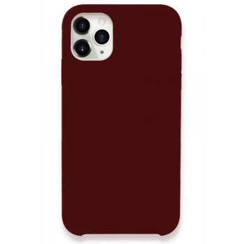 Mey İthalat®   iPhone 11 Pro Kılıf Lansman Legant Silikon - Bordo