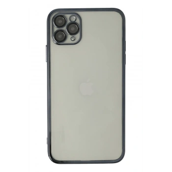 Mey İthalat® iPhone 11 Pro Kılıf Lensli Silikon - Siyah