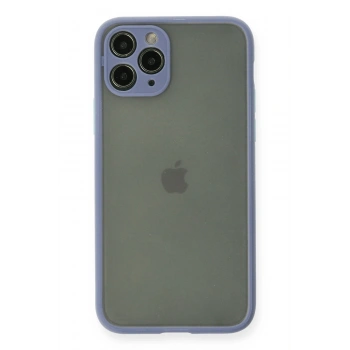 Mey İthalat®   iPhone 11 Pro Kılıf Montreal Silikon Kapak - Gri