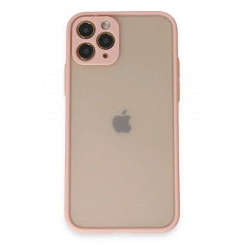 Mey İthalat®   iPhone 11 Pro Kılıf Montreal Silikon Kapak - Pembe