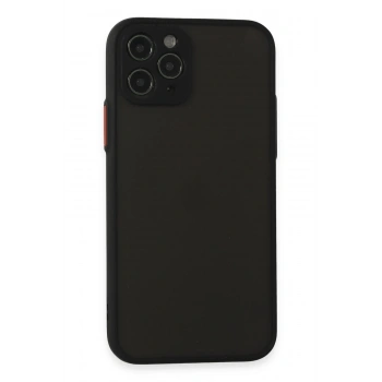 Mey İthalat®   iPhone 11 Pro Kılıf Montreal Silikon Kapak - Siyah