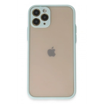 Mey İthalat®   iPhone 11 Pro Kılıf Montreal Silikon Kapak - Turkuaz