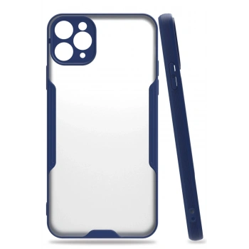 Mey İthalat®   iPhone 11 Pro Kılıf Platin Silikon - Lacivert