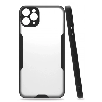 Mey İthalat®   iPhone 11 Pro Kılıf Platin Silikon - Siyah