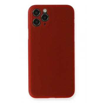 Mey İthalat® iPhone 11 Pro Kılıf PP Ultra İnce Kapak - Kırmızı