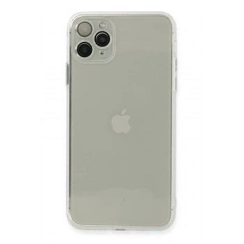 Mey İthalat®   iPhone 11 Pro Max Kılıf Fly Lens Silikon - Şeffaf