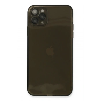 Mey İthalat®   iPhone 11 Pro Max Kılıf Fly Lens Silikon - Siyah
