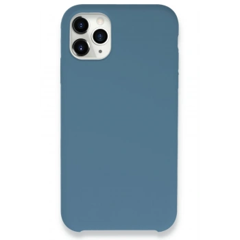 Mey İthalat®   iPhone 11 Pro Max Kılıf Lansman Legant Silikon - Açık Mavi