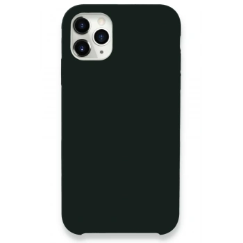Mey İthalat®   iPhone 11 Pro Max Kılıf Lansman Legant Silikon - Koyu Yeşil