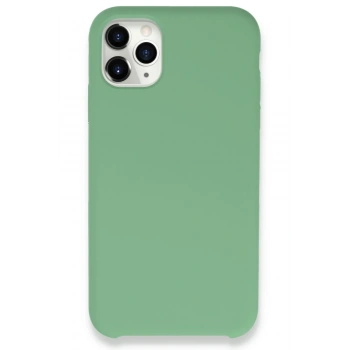 Mey İthalat®   iPhone 11 Pro Max Kılıf Lansman Legant Silikon - Yeşil