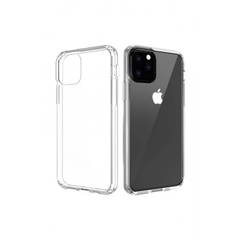 Mey İthalat®   iPhone 11 Pro Max Kılıf Lüx Şeffaf Silikon