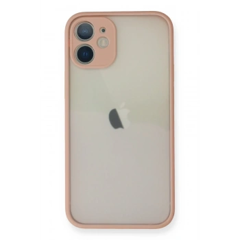 Mey İthalat®   iPhone 11 Pro Max Kılıf Montreal Silikon Kapak - Pembe