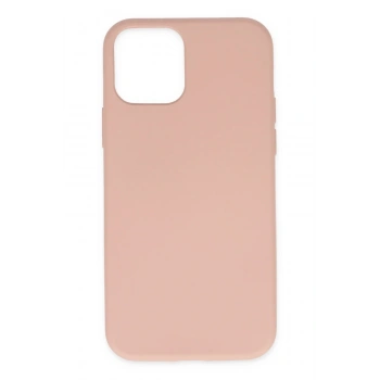 Mey İthalat® iPhone 11 Pro Max Kılıf Nano içi Kadife Silikon - Pudra