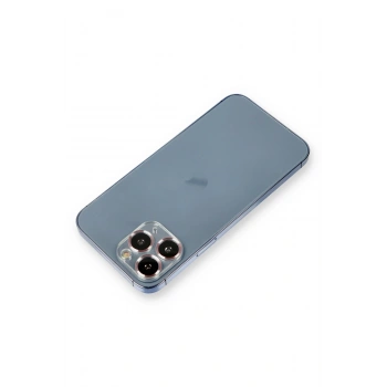 Mey İthalat®   iPhone 11 Pro Max Metal Kamera Lens Koruma Cam - Mor
